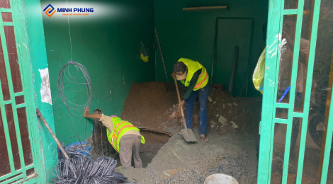 CẬP NHẬT TIẾN ĐỘ THI CÔNG NHÀ CHÚ THUẦN - HÓC MÔN