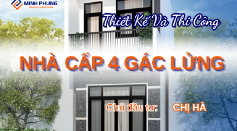 BÀN GIAO CÔNG TRÌNH NHÀ CẤP 4 GÁC LỬNG CỦA CHỊ HÀ TẠI QUẢNG NGÃI