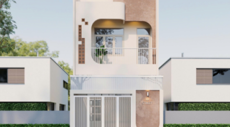 MẪU THIẾT KẾ NHÀ 1 TRỆT 1 LẦU HIỆN ĐẠI