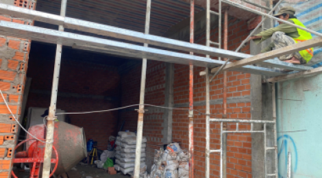 CẬP NHẬT TIẾN ĐỘ THI CÔNG NHÀ ANH TIỆP - HÓC MÔN