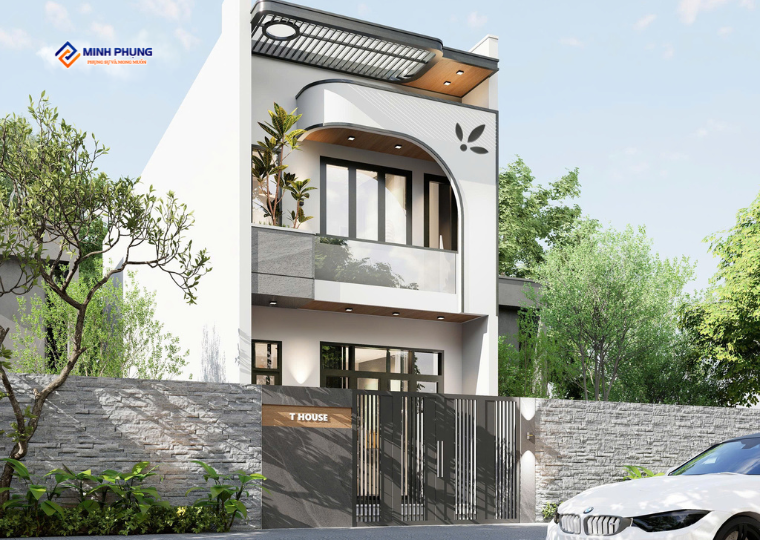 Giá: 1,45 tỷ   Diện tích: 5x15m     Công năng: 3 phòng ngủ, 4 WC