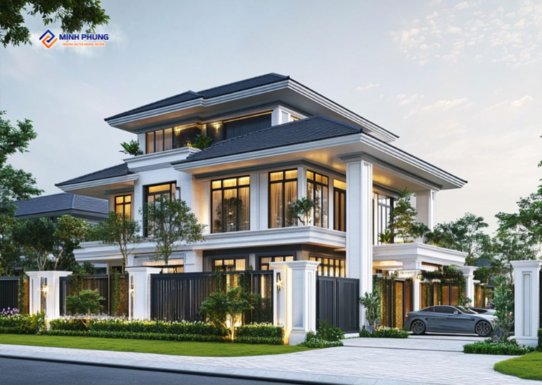 Giá: 6,2 tỷ Diện tích: 20m x 15m Công năng: 6 phòng ngủ Master, 8 WC