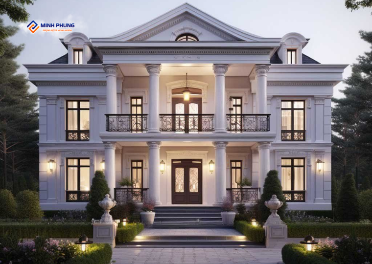 Giá Trọn Gói Ước Tính:	4.2 tỷ Diện tích:	15m x 20m  Công năng:	5 phòng ngủ Master, 8 WC 