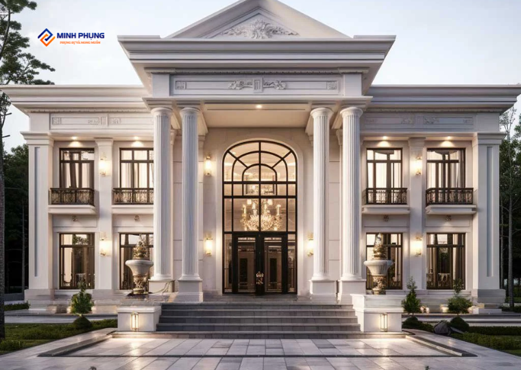 Giá: 5,6 tỷ Diện tích: 12x15m  Công năng: 7 phòng ngủ Master, 7 WC