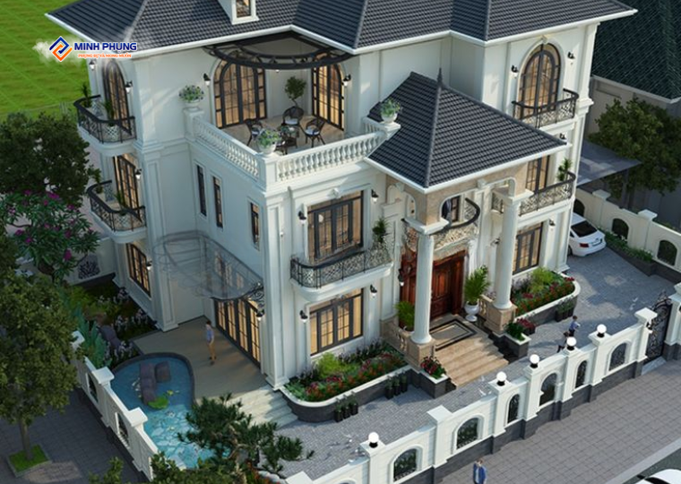 Giá: 6,5 tỷ   Diện tích: 10x16m  Công năng: 7 phòng ngủ, 8 WC 