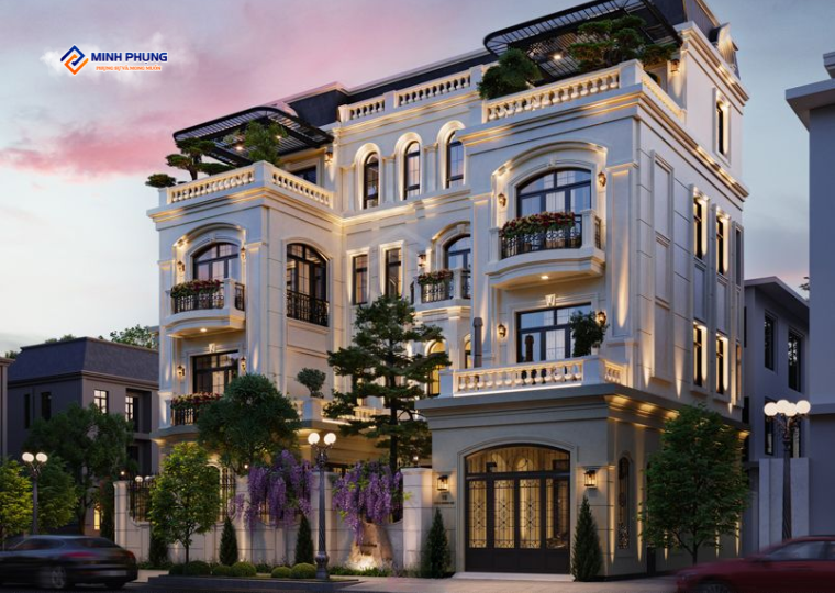 Giá: 5,5 tỷ  Diện tích: 10x17m  Công năng: 6 phòng ngủ master,  7 WC