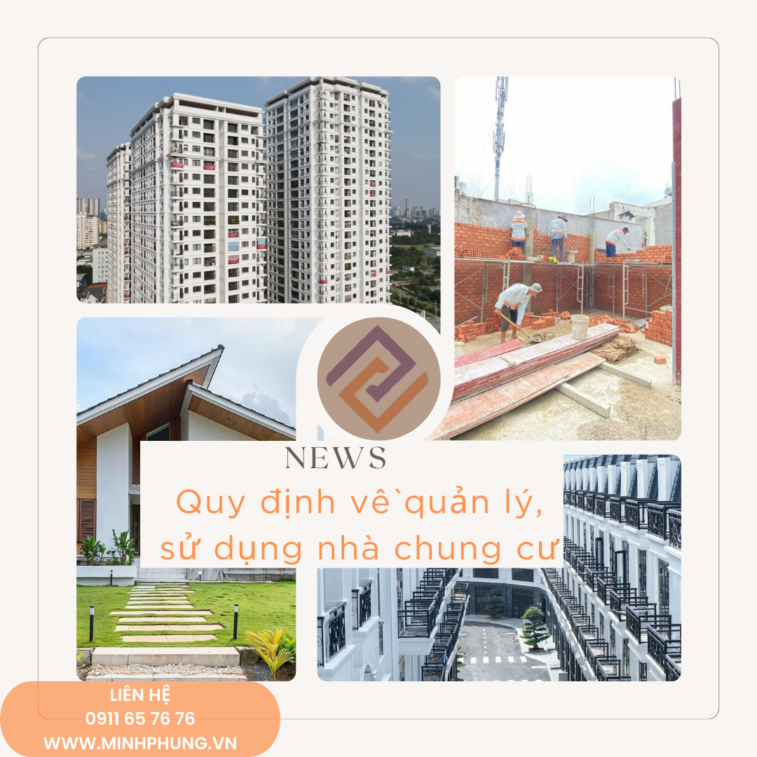 Những lưu ý về quy định pháp luật khi quản lý, vận hành nhà chung cư