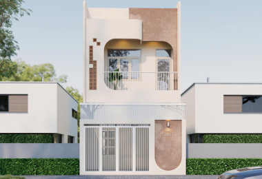 MẪU THIẾT KẾ NHÀ 1 TRỆT 1 LẦU HIỆN ĐẠI