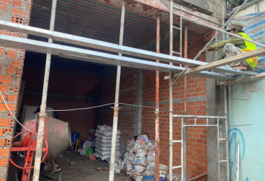 CẬP NHẬT TIẾN ĐỘ THI CÔNG NHÀ ANH TIỆP - HÓC MÔN