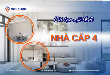 NỘI THẤT NHÀ CẤP 4, GÁC LỬNG
