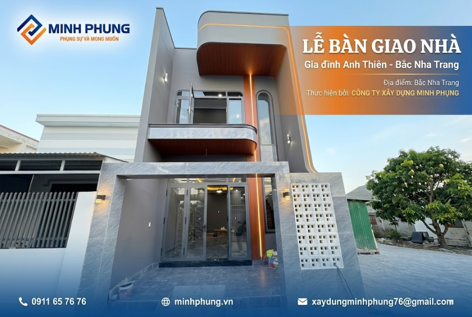 Hoàn Thiện Nhà Anh Thiên Bắc Nha Trang | Báo Giá Xây Nhà Khánh Hòa 2026