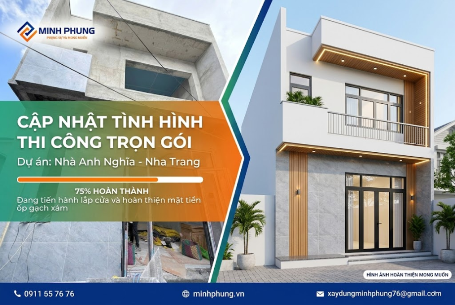 Xây Nhà Tại Nha Trang 2026 – Dự Án Nhà Anh Nghĩa | Báo Giá Khánh Hòa Chi Tiết