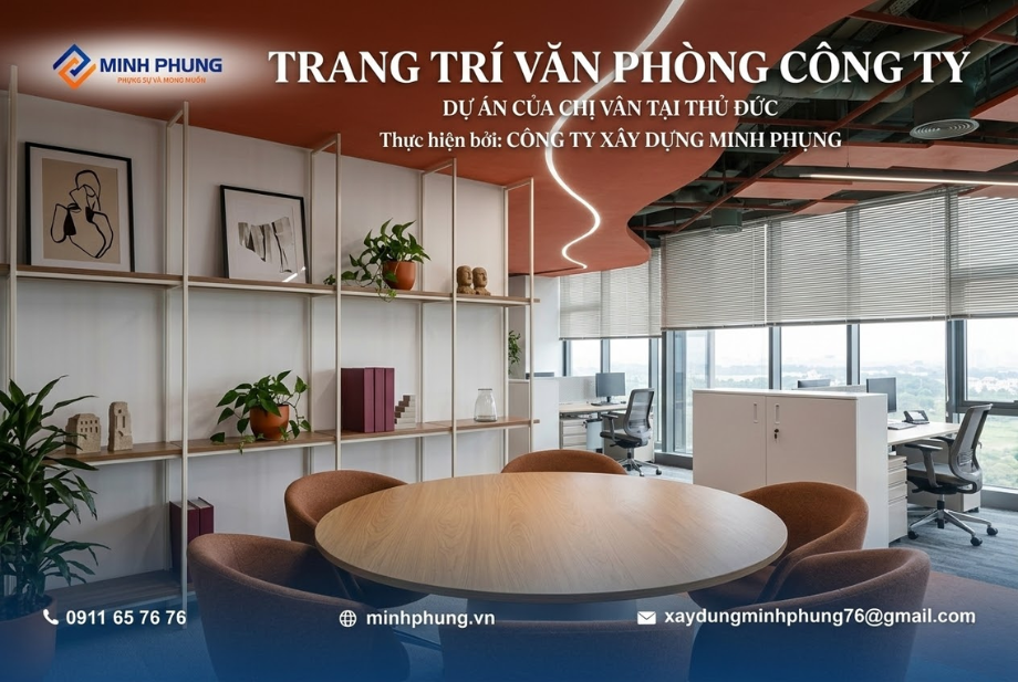 Cải Tạo Văn Phòng Thủ Đức 2026 | Trang Trí Văn Phòng Hiện Đại Minh Phụng