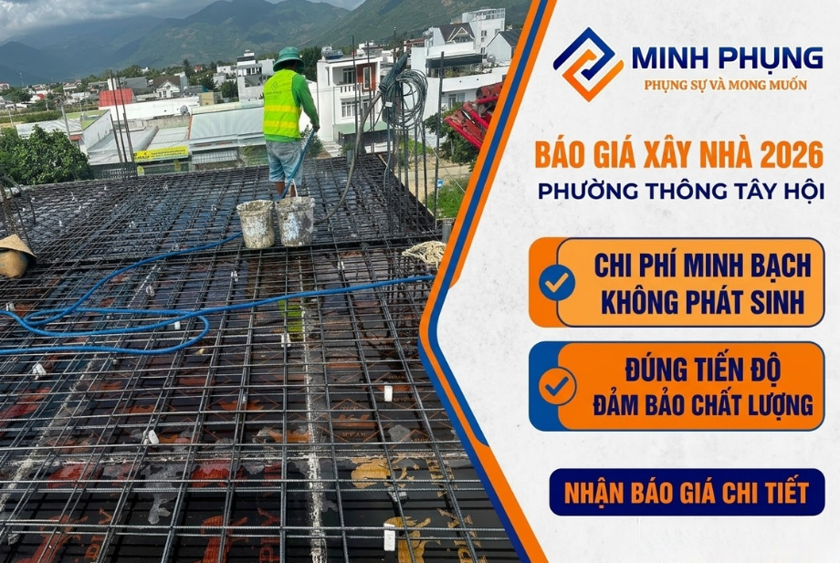 Báo Giá Xây Nhà Trọn Gói Phường Thông Tây Hội TPHCM 2026 – Giá Chuẩn, Không Phát Sinh