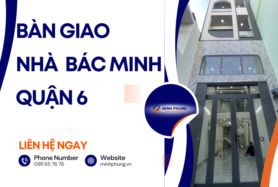 Xây Nhà Quận 6 2026 | Nhà 1 Trệt 1 Lửng 2 Lầu Sân Thượng Đẹp