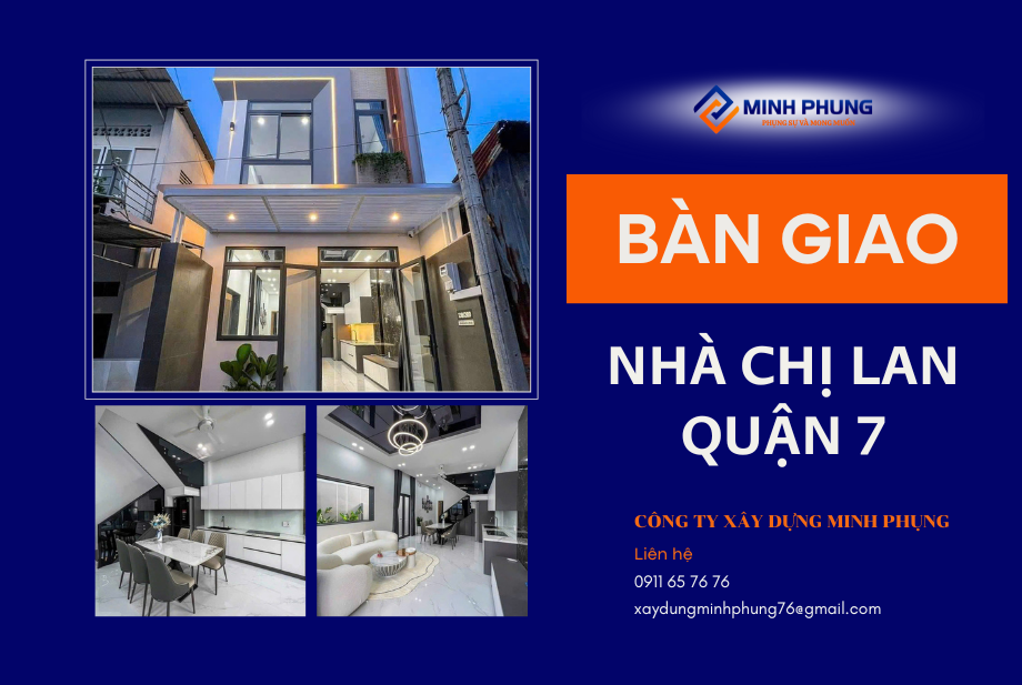 Hoàn Thiện Nhà Quận 7 | Xây Nhà Phần Thô Cao Cấp – Minh Phụng