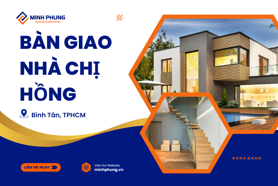 Hoàn Thiện Nhà Chị Hồng Bình Tân | Xây Nhà Trọn Gói Minh Phụng 2026